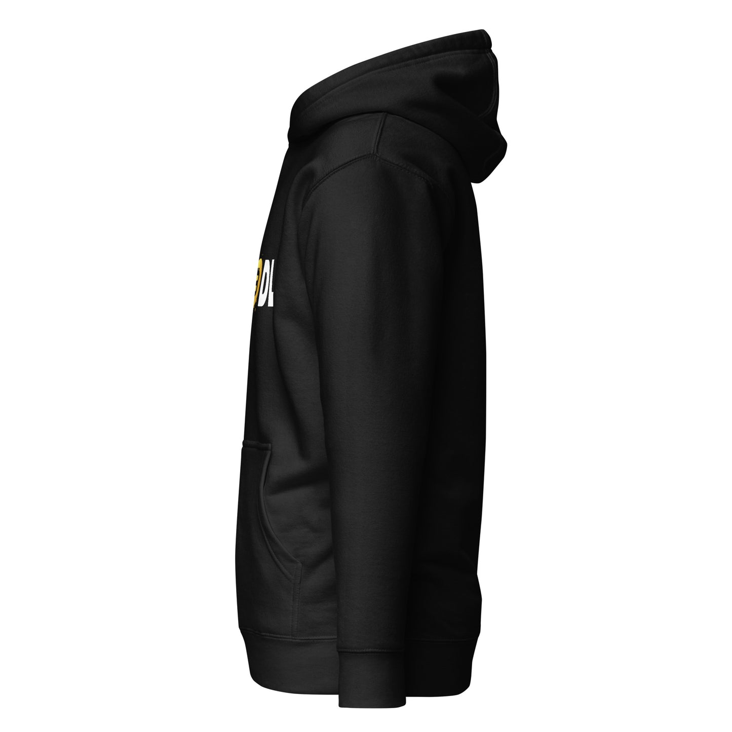 HODL Black Hoodie with Bitcoin Logo (Unisex Hoodie)