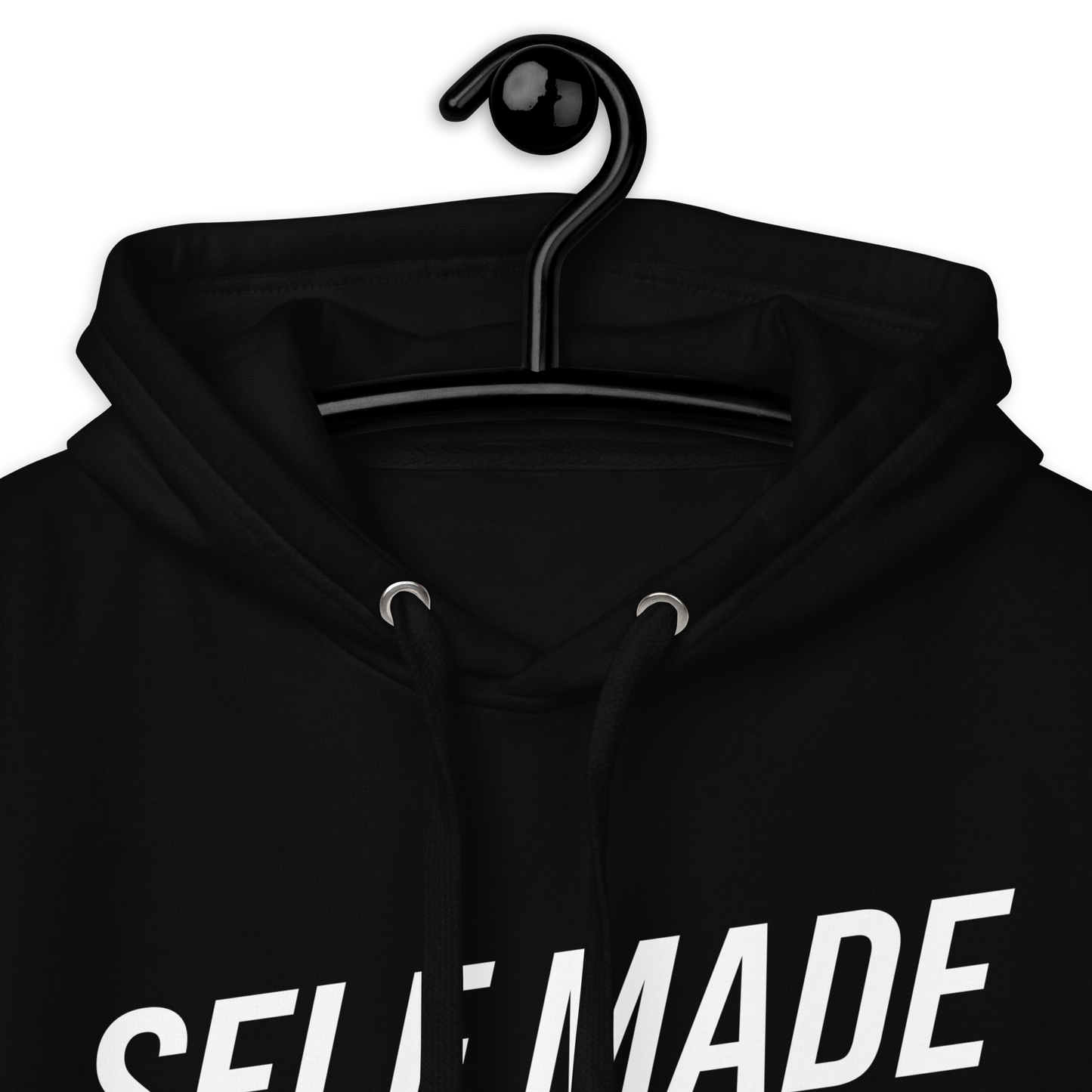 SELF MADE Bitcoiner Black Hoodie Sweatshirt w Bitcoin Logo & HODL with Diamonds on lf. sleeve (Crypto Currency, Bitcoin, Hoodie, Fathers Day)